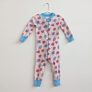 Hanna Andersson Pajamas 18-24m Pink Cupcake Organic Basics
